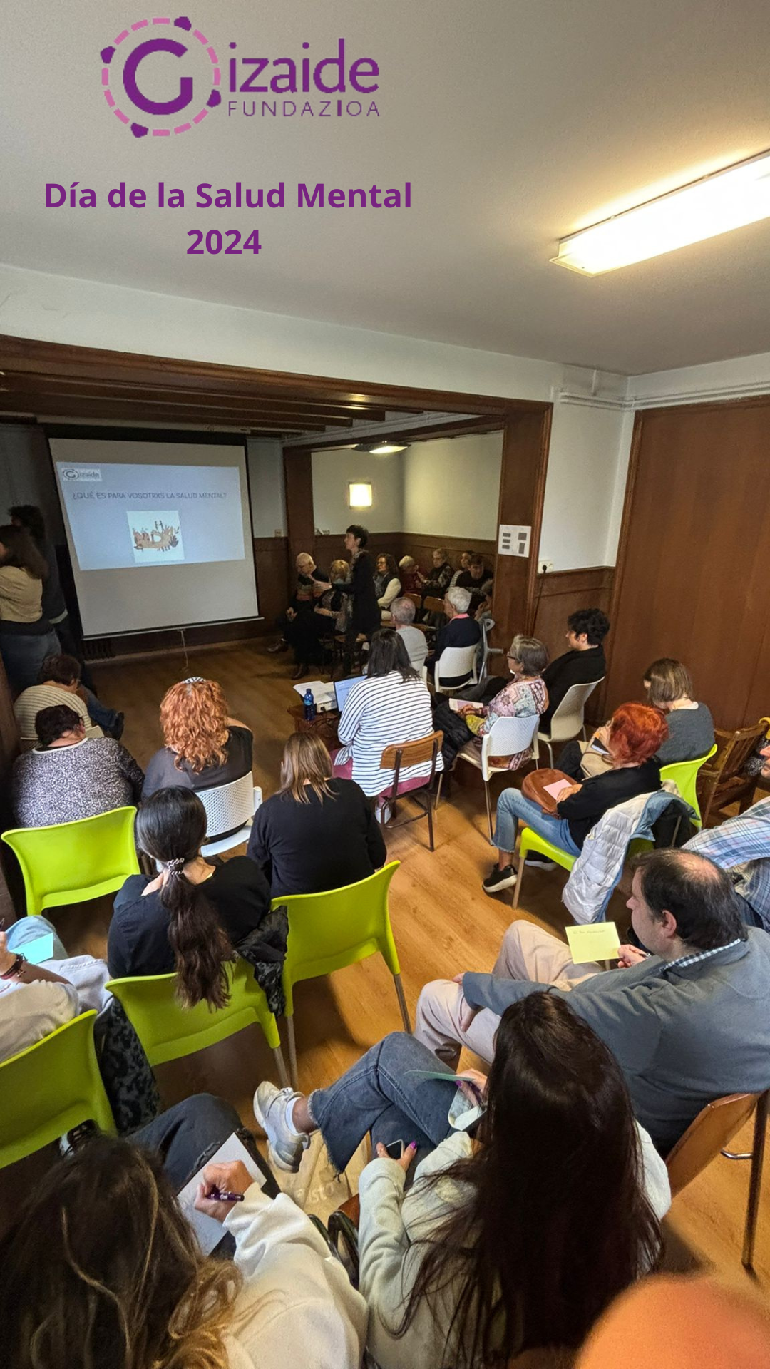 Día Internacional de la Salud Mental en Gizaide.