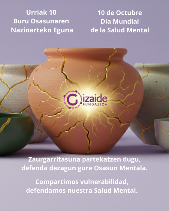 GIZAIDE FUNDAZIOA NAIZ IRRATIAN BURU OSASUNAREN NAZIOARTEKO EGUNA.