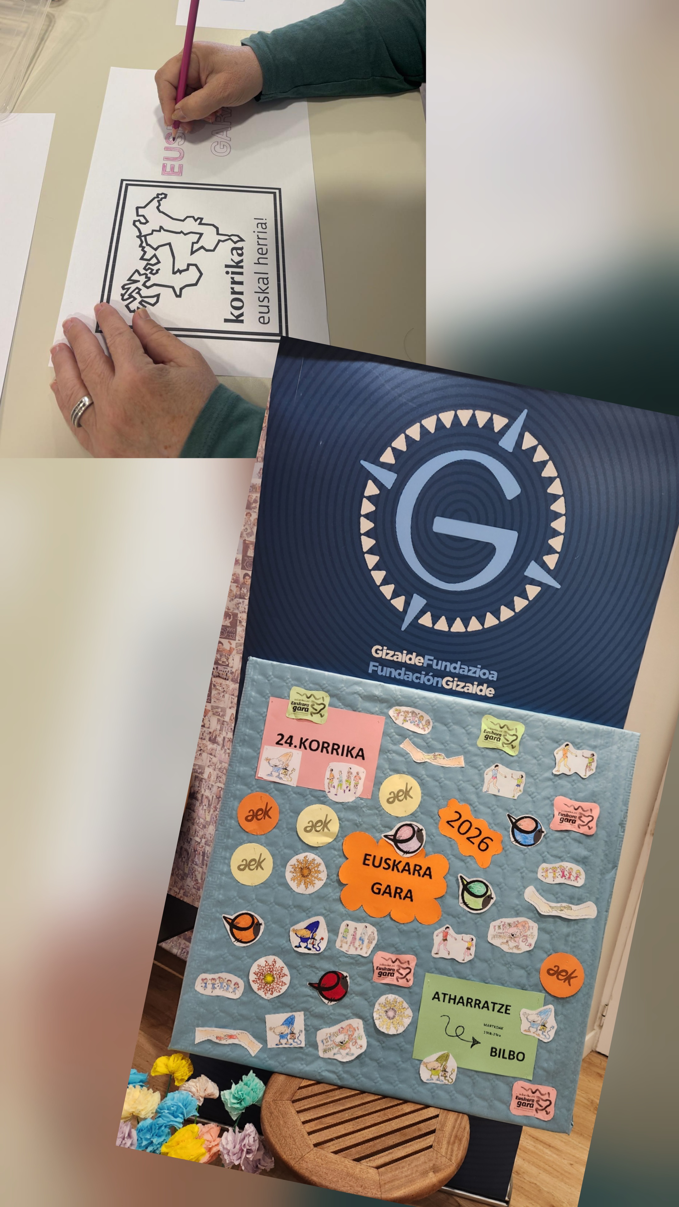 Gizaide ere korrikaren alde.