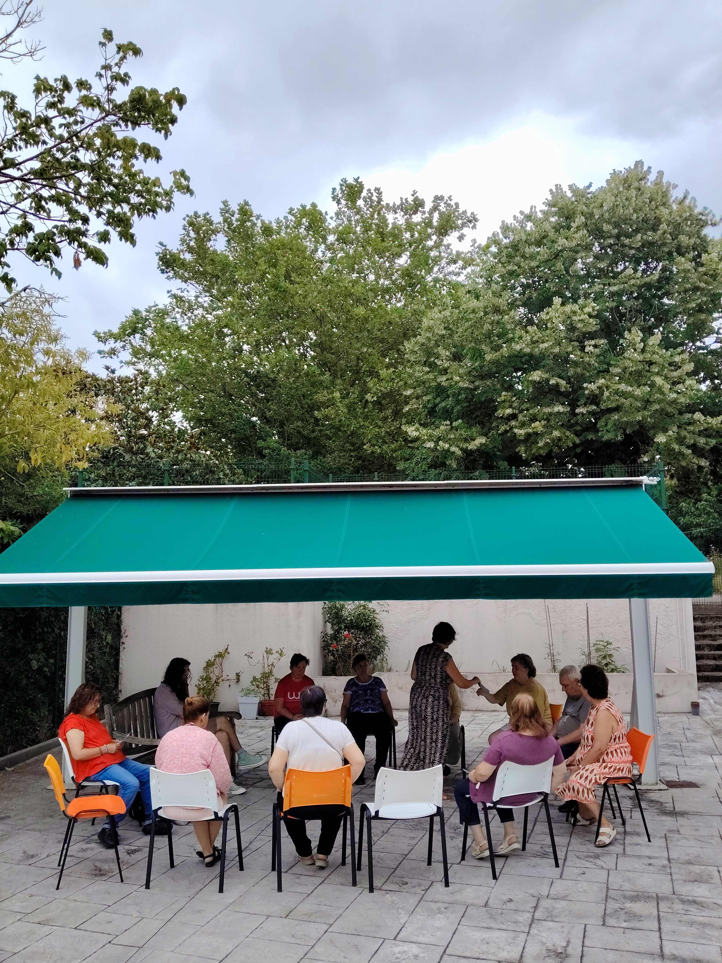 El patio de Gizaide.