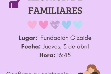 Gizaide ha mantenido un encuentro con las familias.