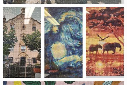 A TOPE CON LOS PUZLES DE DIAMANTES.