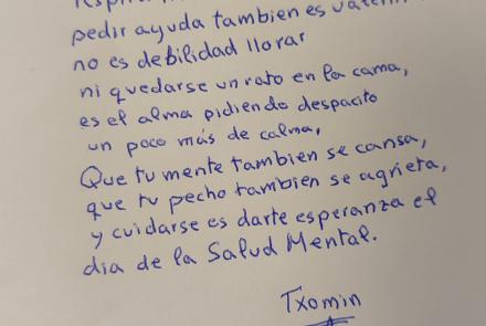POEMA POR EL DIA DE LA SALUD MENTAL.